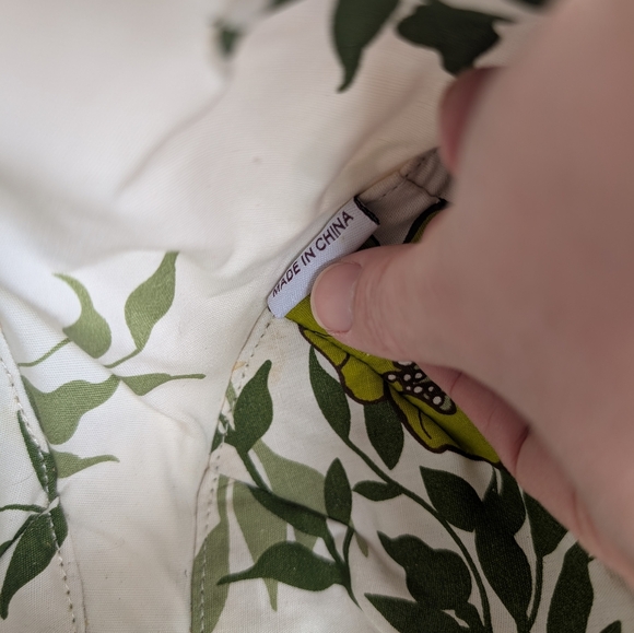 Savoy Anthropologie Woven Tan and White Woven Wicker Picnic Purse Handbag - Picture 15 of 15